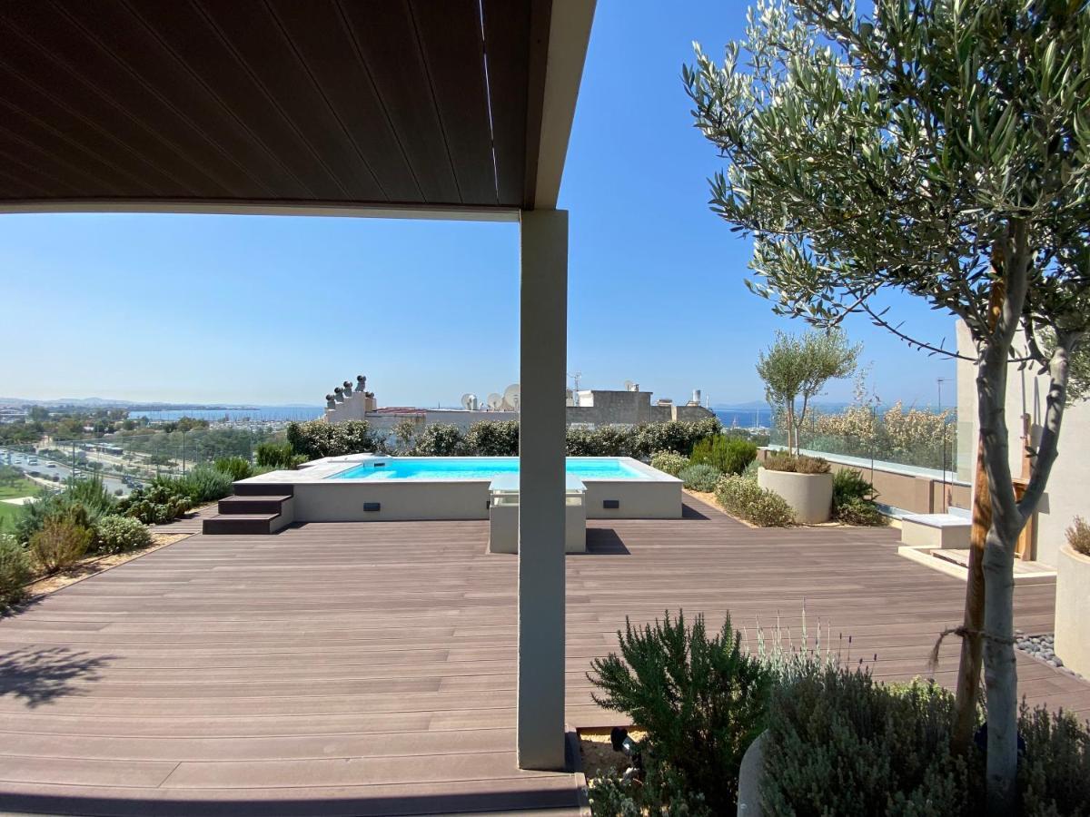 Athens Riviera 2-Bed Apt & Pool Access #Unoblu Dış mekan fotoğraf